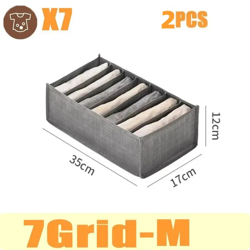 Closets Drawer Organizer Sports Bra Underwear Organizer Storage Box Panties Socks Wardrobe Clothes Organizer Cabinet Drawers