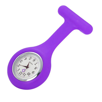 Pocket Watch Women's Digital Display Dial Clip-On Analog Clock Fob Nurse Brooch Pin Hang Pocket Electric Watch Fashion Watches