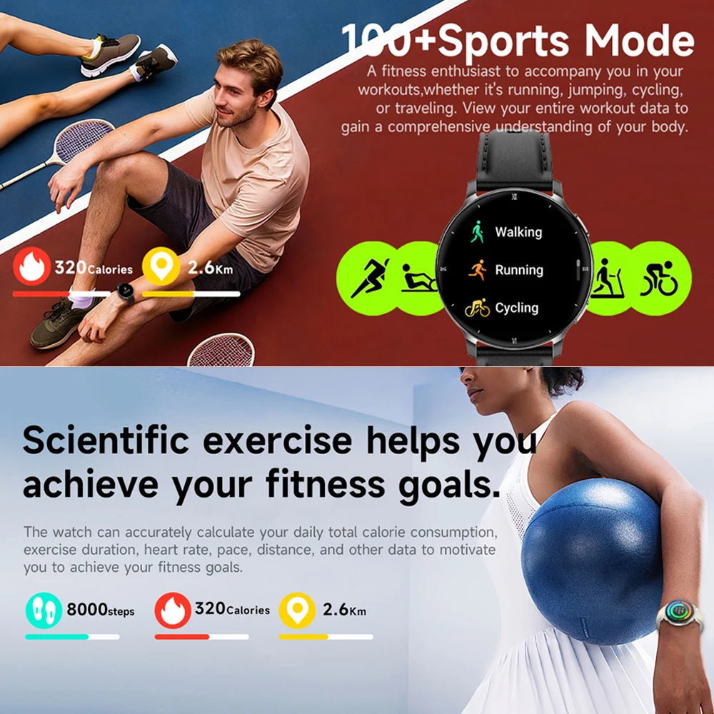 2026 New 7.6mm Ultra-Slim Smart Watch Women AMOLED HD Display LED Flashlight Always-On Time Display Fashion Ladies Smartwatches