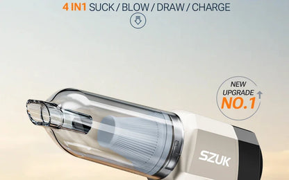 SZUK NEW C017MAX Car Vacuum Cleaner Wireless Mini Handheld Strong Suction Cleaning Machine Portable Vacuum Cleaner for Car Home