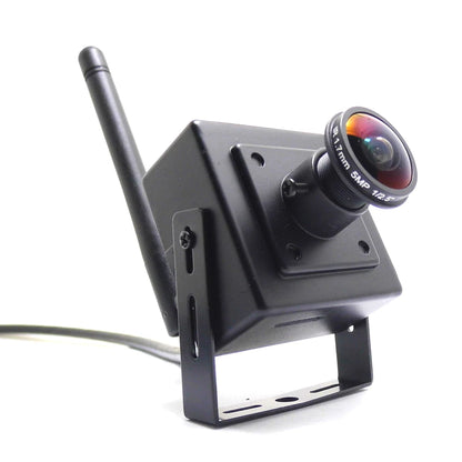 5MP Wifi Mini Kamera Panoramiczna Ip 1080P HD 1.7mm Obiektyw Rybie Oko CCTV Bezpieczeństwo Monitoring Sieciowy Bezprzewodowy Dźwięk Mikro Onvif Mała Kamera