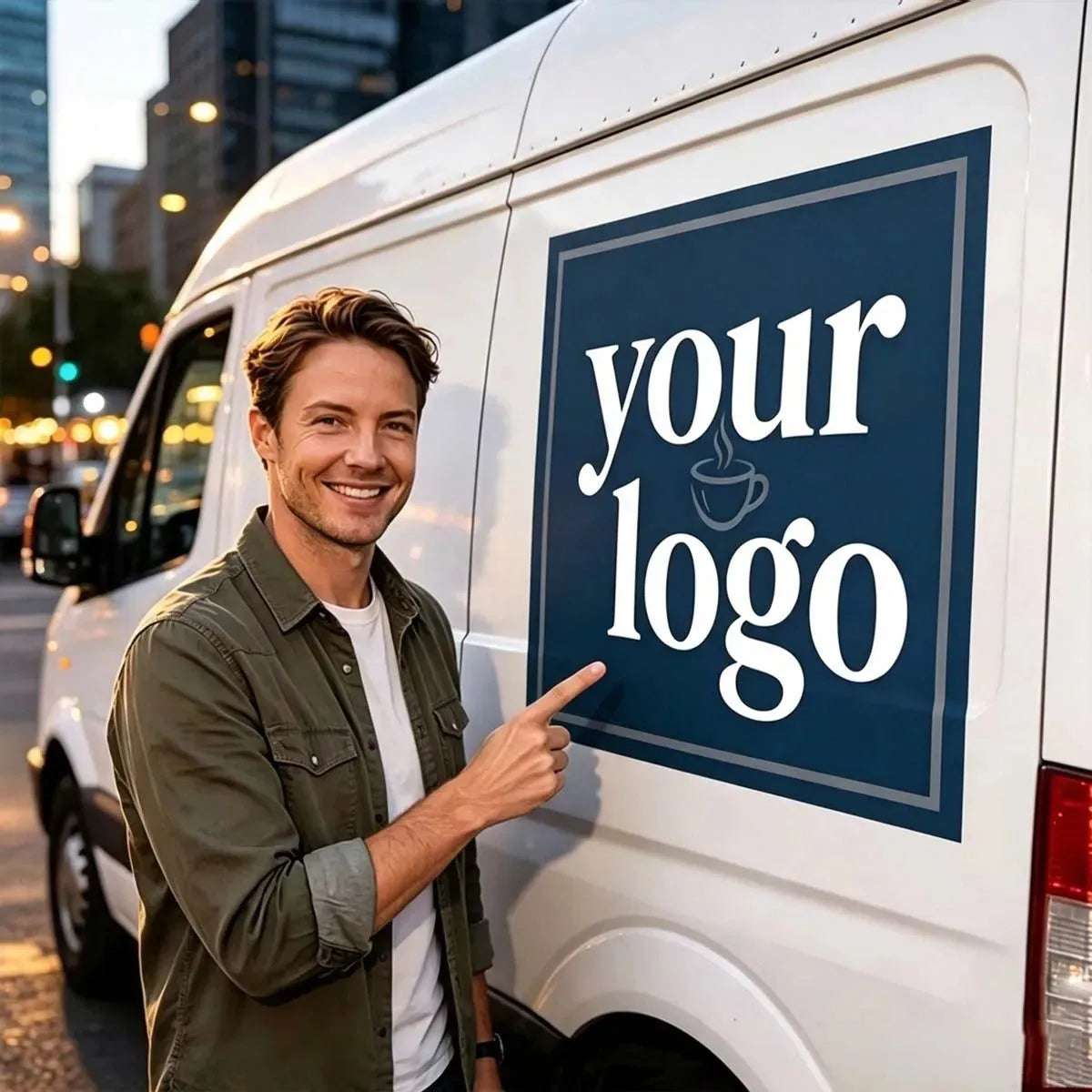 Custom Car Magnet Stickers, Durable Car Magnets, Perfect for Commercial Vehicle Advertising, Customize Your Logo