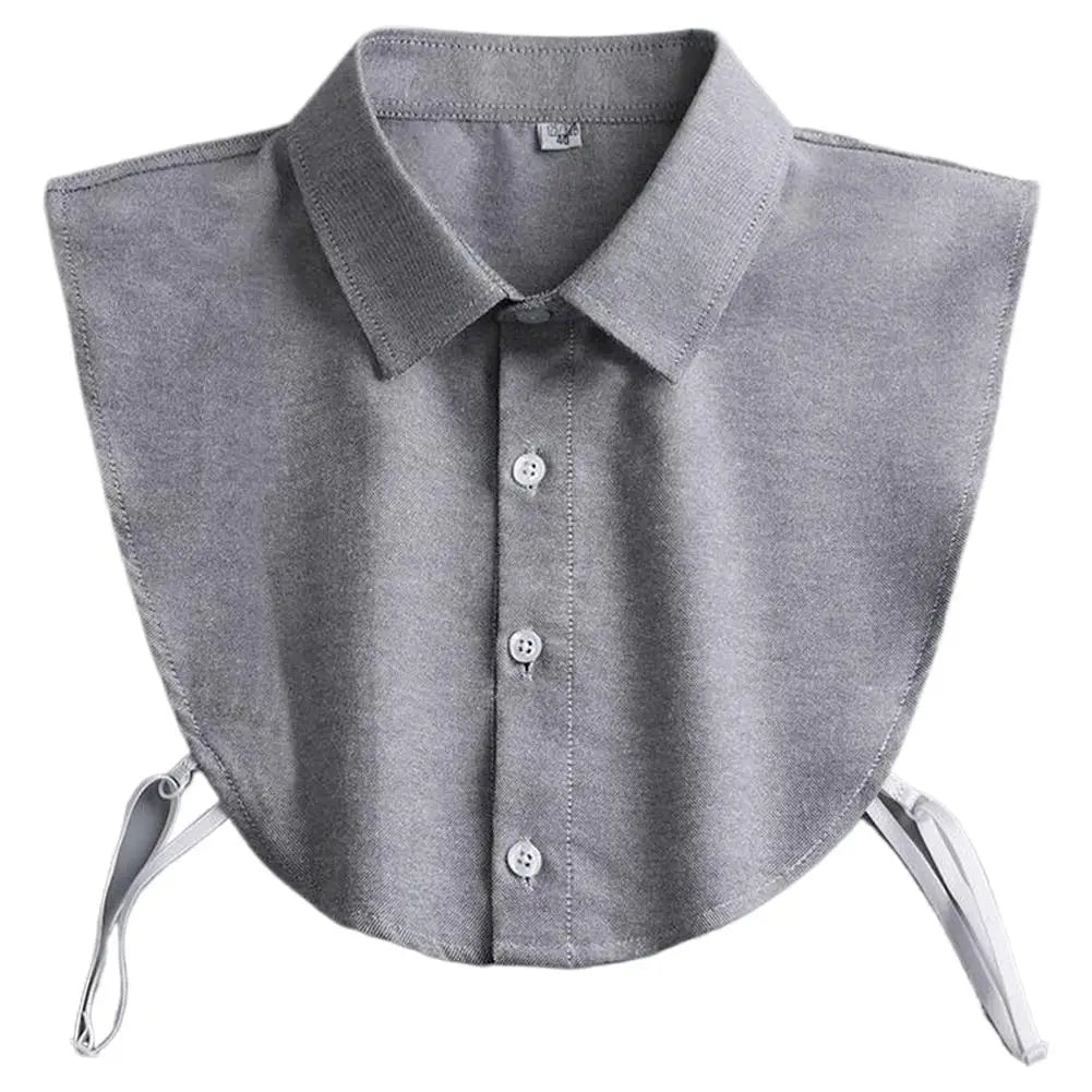 Women's Fashionable and Elegant Encrypted Chiffon Fake Collar Half Shirt Detachable Versatile Accessory Collar