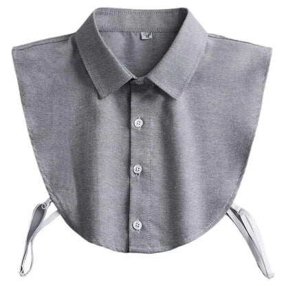 Women's Fashionable and Elegant Encrypted Chiffon Fake Collar Half Shirt Detachable Versatile Accessory Collar