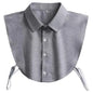 Women's Fashionable and Elegant Encrypted Chiffon Fake Collar Half Shirt Detachable Versatile Accessory Collar