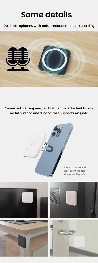AI Powered Voice Recorder and Call Recorder with Speech-to-Text, Summarization, Translation, Supports 100 Languages, 64GB