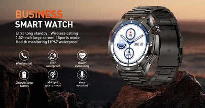 Smartwatch LIGE męski damski z pełnym ekranem dotykowym Sportowy zegarek fitness męski IP67 Wodoodporny Bluetooth dla Androida iOS Smartwatch Mężczyźni
