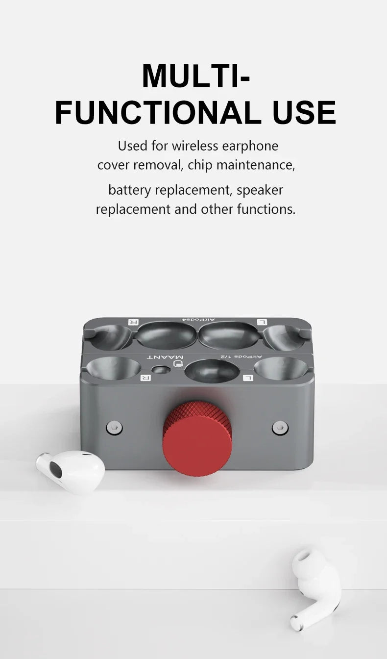 MaAnt P2 AIR Earphone Clamp for AirPods 1/2/3/4/Pro/Pro12 Earphone Chip Repair Fixed Disassembly Battery Replacement Tools