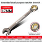 Universal Adjustable Torx Wrench 8-22mm Ratchet Spanner for Bicycle Motorcycle Car Repair Mechanical Tool