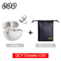 QCY Crossky C50 Open Ear Wireless Earbuds Bluetooth 6.0 Comfort Clip On Sports Earphone 4 Mic AI Clear Call Bass Boost Headphone