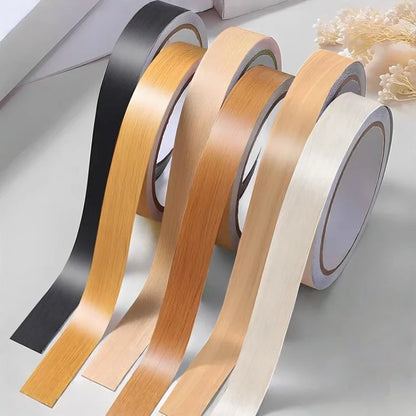 1PC 10M*2CM Wood Grain Edging Tape Thickened Self Adhesive Refurbished Self-adhesive Edge Band PVC Decorative Beauty Seam