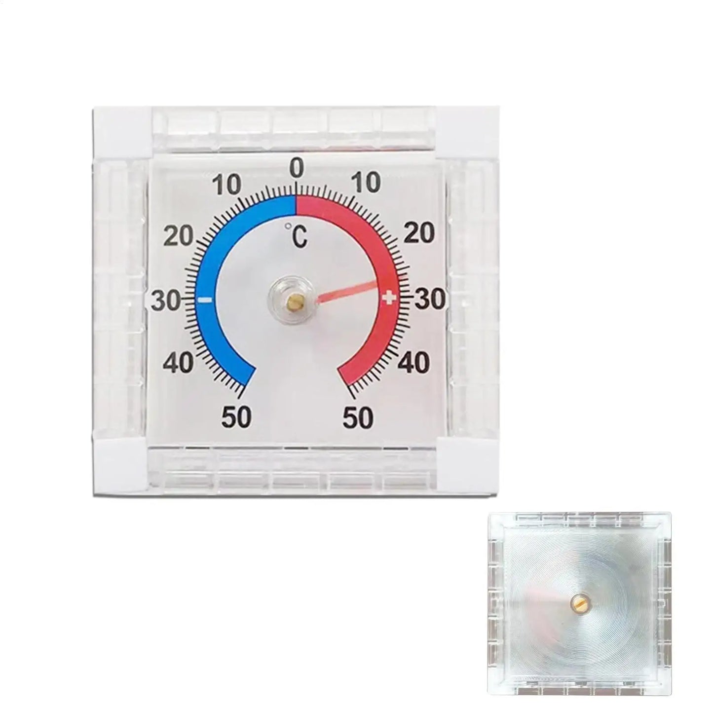 Indoor Outdoor Temperature Gauge Weather Resistant Monitor Temperature Monitor Meter for Backyard Patio Lawn Greenhouse Home