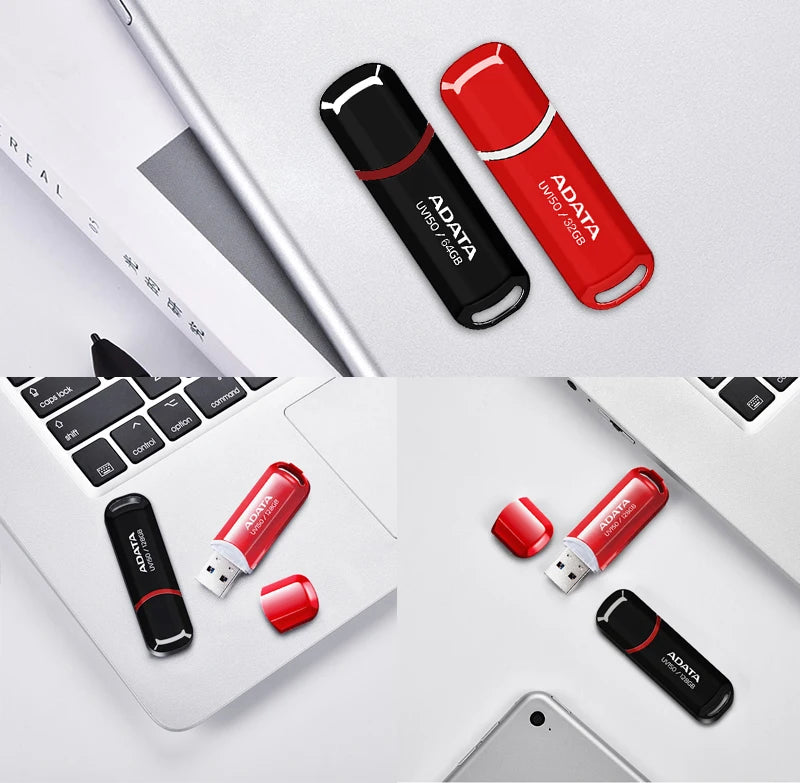 ADATA UV150 USB Flash Drive 16gb 32gb 64gb 128gb 256gb USB3.2 Flash Pen Drive applies to all USB-A Device Pendrive 100% Original