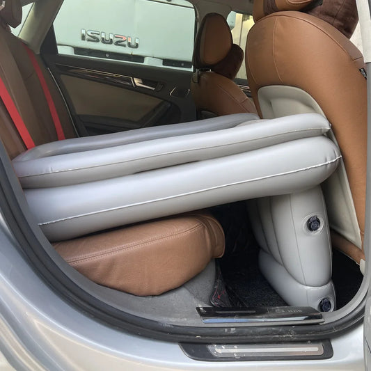 Inflatable Car Airplane Bed For Kids Baby Airplane Seat Extender Thickened Sleeping Mattress For Travel Car Road Trip