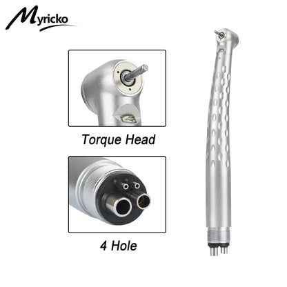 Style Denta lLED  High Speed Handpiece rotation E-generator Fiber Optic Push Button Ceramic Bearing CartridgeAir Turbine