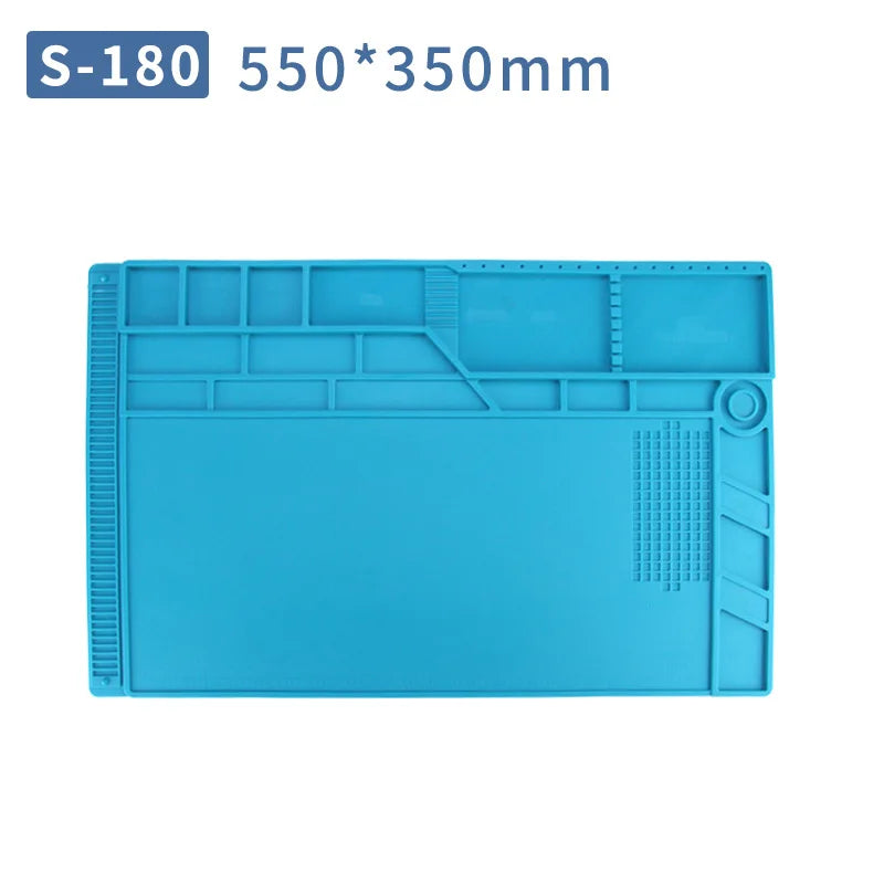 Antistatic ESD Soldering Mat For Bga Rework Station Large Ipad Repair Heat Insulation Mat Pad Small Silicon Mat Thick Soldering
