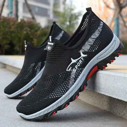 Men's Summer Sneakers Breathable Mesh Summer Sports Shoes Casual Sneakers Free Shipping Shoes