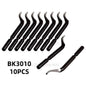 10PCS Swivel Blades 360 Degree Rotary Head for Hand Deburring Tool Kit High Speed Burr Removal Blade BS1010 BS1018 BK3010 BS3010