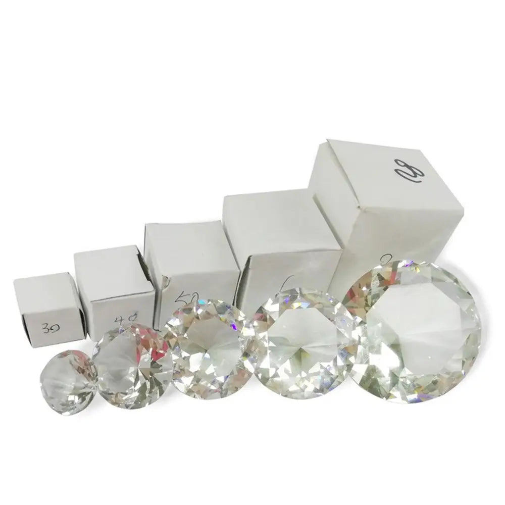 Clear Crystal Big Glass Diamond Party Large Romantic Diamond Decoration Proposal Home Decoration Ornaments Crafts Gifts