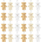 12-500Pcs Mini Teddy Bears Tiny Soft Stuffed Teddy Bear Small Plush Bears Bulk for Birthday Party Decor Favors Bag Keychain