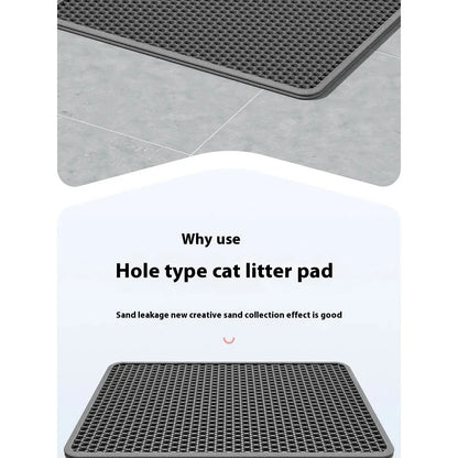 new 90X60CM Cat Litter Mat Waterproof Double Layer Pet Litter Box Mat Pet Toilet Cat Mat Nonslip Sand Cat Washable Mat Pet Clean