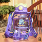 650ml Cute Kids Water Bottle with Straw Free BPA Leakproof Outdoor Portable Children's Cups School Water Bottle for Children