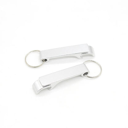 100*Personalized Engraved Bottle Opener KeyChain Wedding Party Private Gift Brewery, Hotel, Restaurant Logo Customized Wholesale