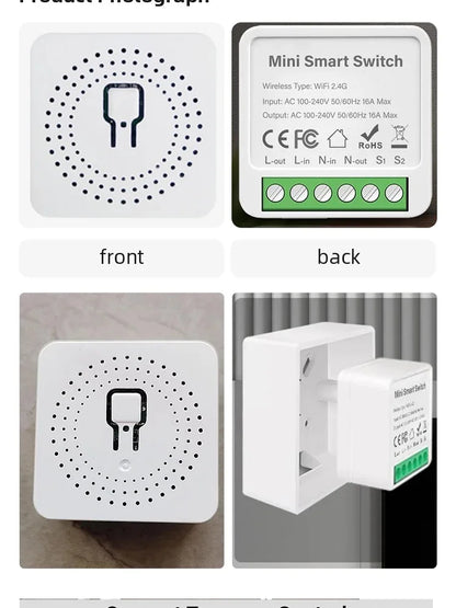Smart Switch Module WiFi ZigBee Tuya Smart Life App Remote DIY Delay Support 2-way Control with Alexa Google Home Voice Control