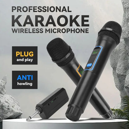 LMBGM W6 2.4G Wireless Charging Handheld Microphone System with High Cost Performance for Church,Wedding, Karaoke, Outdoor Use