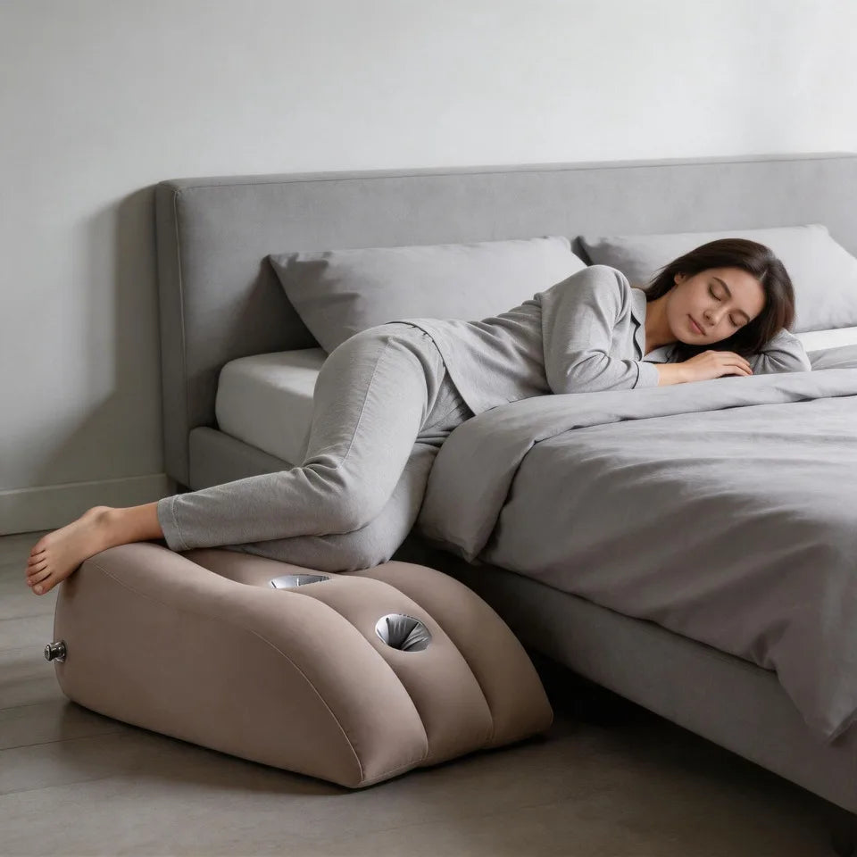 inflatable Wedge Pillow-leg Lift Elevation Pillow For Home Travel Marine Pattern Body Support Deep Sleep Foot Rest Bed Cushion