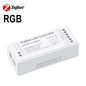 CCT Dimmer Zigbee 3.0 Tuya APP Work with Alexa Google Home for DC5v-24V Single Color RGBW RGB LED Strip Light Voice Controller