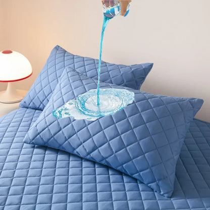 1 Pieces Waterproof Pillowcase Machine Washable Pillow Cover Bedroom Decor Suitable for With Children Just Pillowcase ,No Pillow