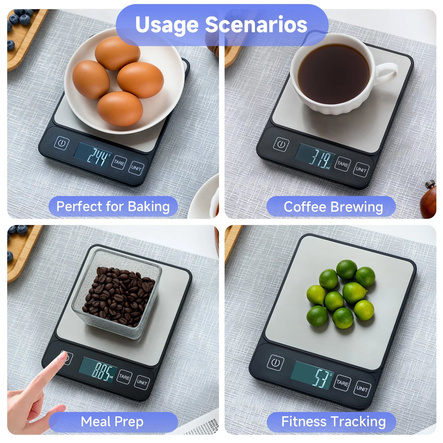 Upgraded Kitchen Scale High-precision Electronic Scale High Quality Baking Food Coffee Tea Fruit Home Essential Professiona Tool