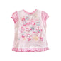 Japanese Girl Woman Clothing Cute Printed Short T-shirts Female Summer Colorful Short Tops Kawaii Pulover Youthful y2k Clothes
