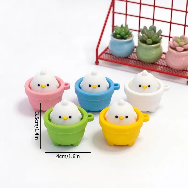 Turtle Keycap Keychain Cartoon Animals Keyboard Clicker Fidgets Click Anti-stress Pendant Charms Keyrings Birthday Gifts 키캡