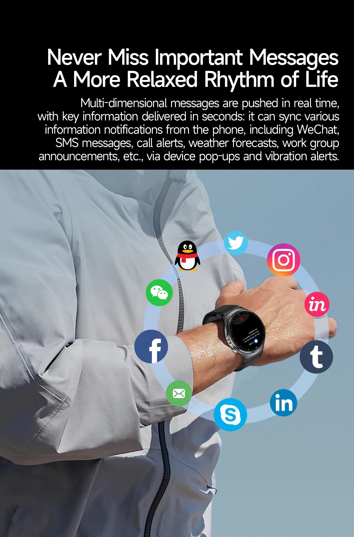 2026New Nursing Grade Health Smartwatches For Men Women Precision Detection Heart Rate Blood Fats Uric Acid ECG+PPG Smart Watch
