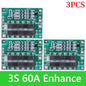 BMS 3S/4S 5A 10A 20A 25A 40A 60A Płytka zabezpieczająca ładowarkę do akumulatorów litowo-jonowych 18650 do wiertarki 12 V z funkcją wzmocnienia/balansu