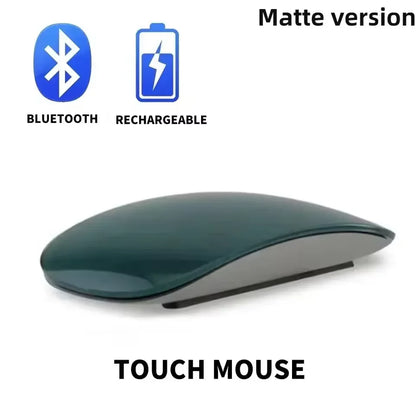 Lenovo Wireless Bluetooth Magic Computer Mouse Rechargeable Touch Slim Ergonomic Dual-Mode Silent PC Mice For Apple Macbook Air
