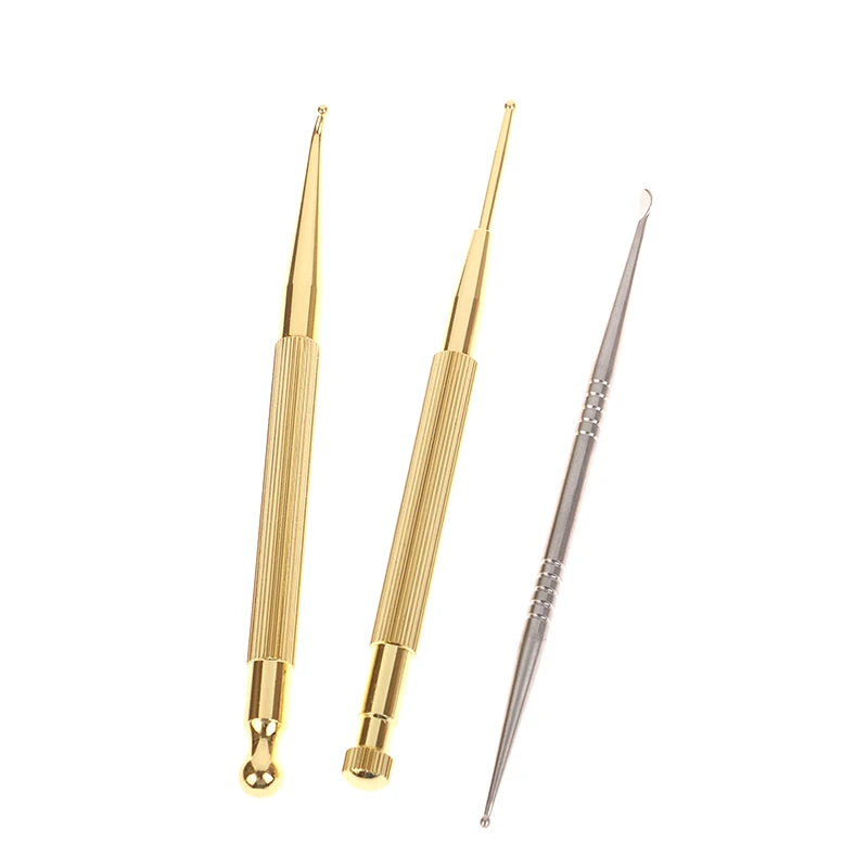 1Pcs Acupuncture Point Probe Stainless Steel Auricular Point Pen Beauty Ear Reflex Zone Massage Needle Detection Health Care