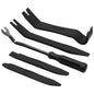 Universal Plastic Trim Removal Tool Kit – 5 Piece Non-Scratch Pry Tools for Car Interior Panel, Door Clips & Dash Disassembly