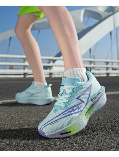 Marathon Men Sports Running Shoes Carbon Board Air Cushion Breathable Lightweight Woman Comfortable Athletic Basketball Sneakers