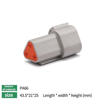 10/50/100 Sets Deutsch DTM/DT/DTP/DTF Automobile Connector Plug&Socket Male&Female Terminal DTM04-2/3/4/6/8/12 DTM06-2/3/4/6/8S