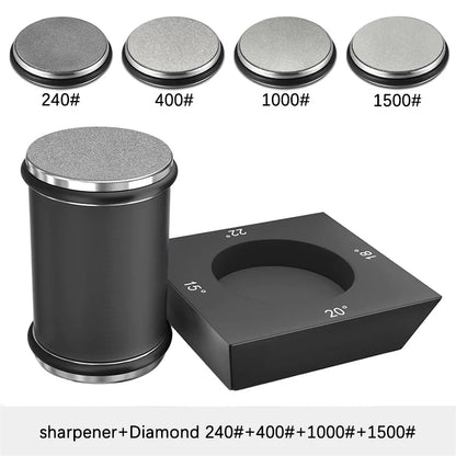 Niiruo 4 Angles Rolling Knife Sharpener Kit For Straight Edge Roller Knife Sharpening With Industry Diamonds Whetstone Knife Set