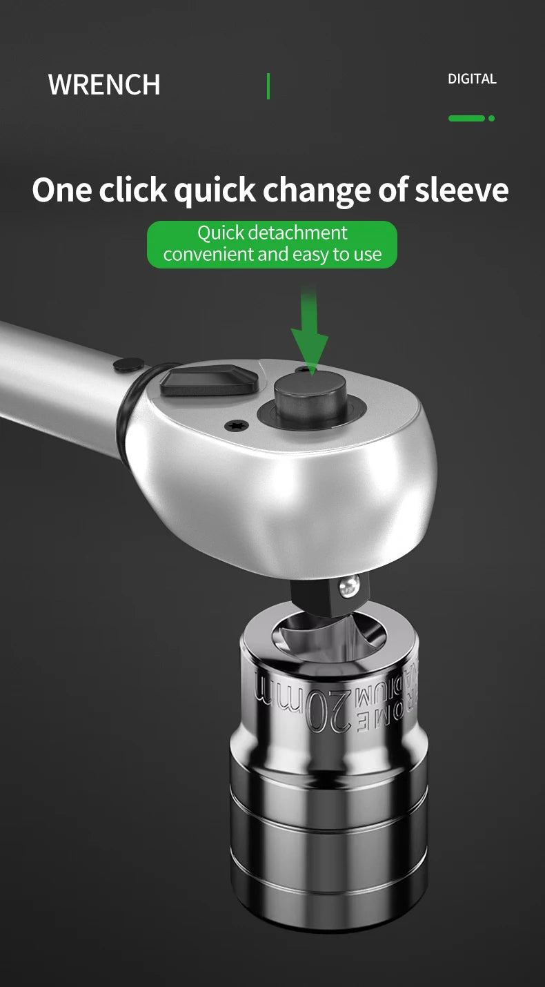 2.5-30N.m 10-120N.m 50-350N.m Torque Wrench 1/4 3/8 1/2 inch square head torque key ±3% High Accuracy Torque Wrench Professional
