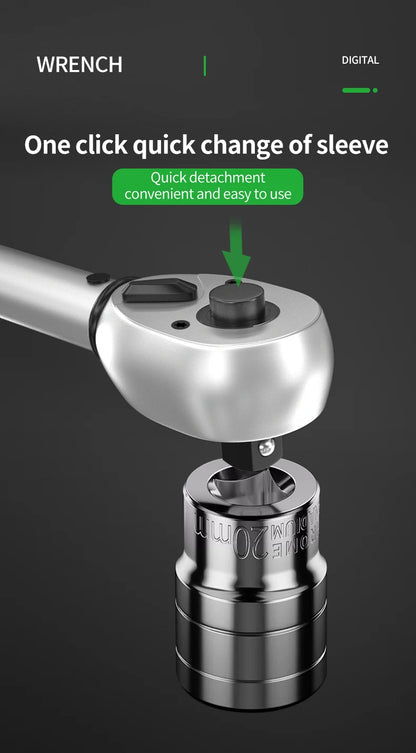 2.5-30N.m 10-120N.m 50-350N.m Torque Wrench 1/4 3/8 1/2 inch square head torque key ±3% High Accuracy Torque Wrench Professional