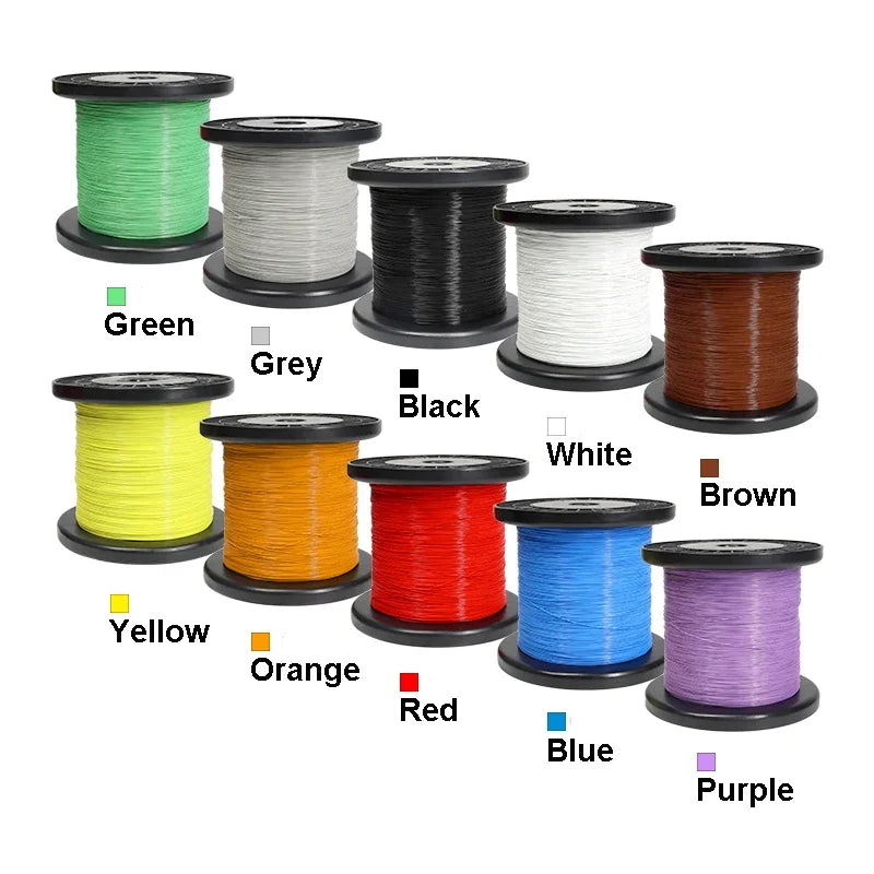 32AWG UL10064 PTFE Wires 5/10/20/30/40/50/100/200/500m Ultra Fine Micro Litz FEP Insulation Tinned Copper Wire for Soldering