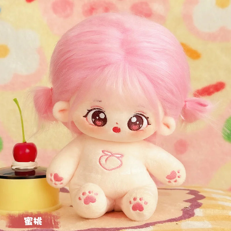 20cm Kawaii Plush Cotton Doll Idol Stuffed Super Star Figure Dolls Twelve Constellations Doll Can Change Clothes Gift