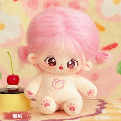 20cm Kawaii Plush Cotton Doll Idol Stuffed Super Star Figure Dolls Twelve Constellations Doll Can Change Clothes Gift