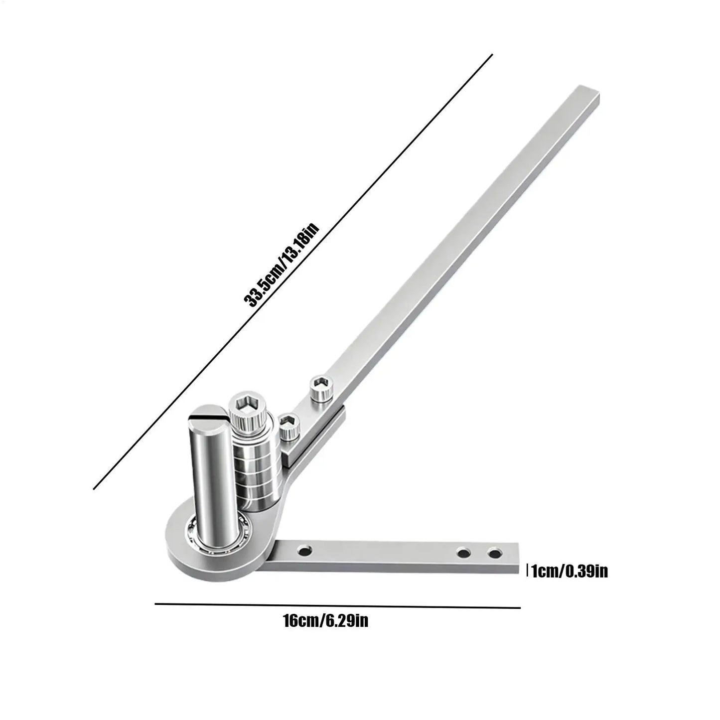 1-4.5mm Manual Metal Bender Small Manual Steel Plate Bender Metalworking Bending Device Steel Plate Bending Tool For Iron Wire
