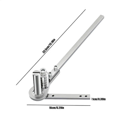 1-4.5mm Manual Metal Bender Small Manual Steel Plate Bender Metalworking Bending Device Steel Plate Bending Tool For Iron Wire